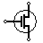 Symbol tranzistora nmos
