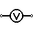voltmetr symbol
